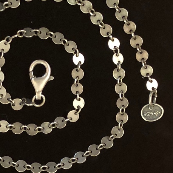 Silpada Sterling Silver Mini Disc Necklace - Picture 4 of 9